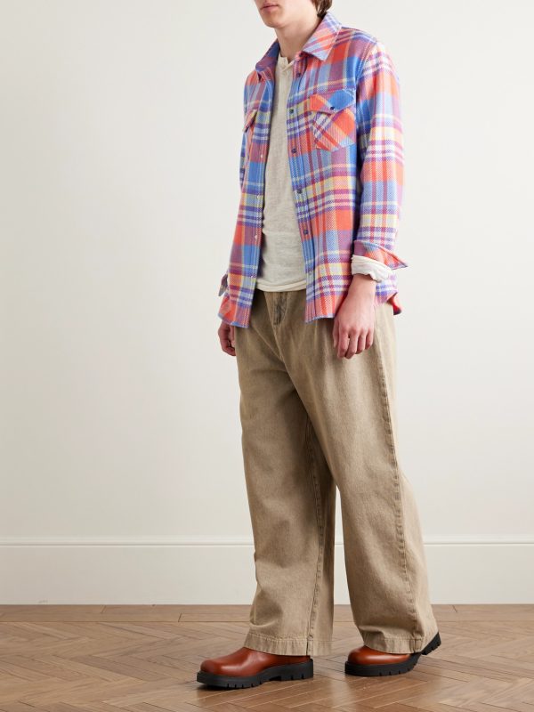 Creator Checked Cashmere Shirt - OU