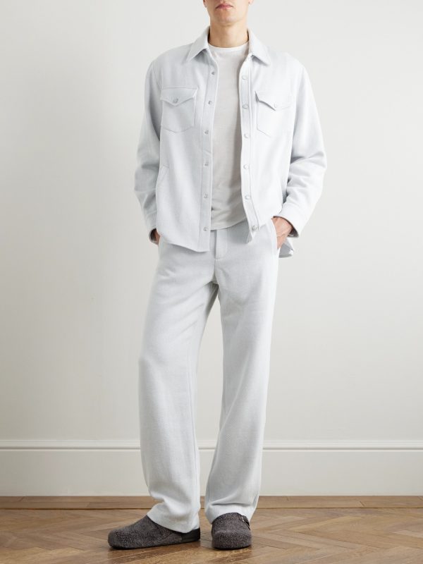 Explorer Cashmere and Cotton-Blend Twill Jacket - OU Explorer Cashmere and Cotton-Blend Twill Jacket - OU