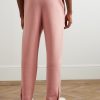 Wanderer Tapered Embellished Cashmere Trousers - BK Wanderer Tapered Embellished Cashmere Trousers - BK