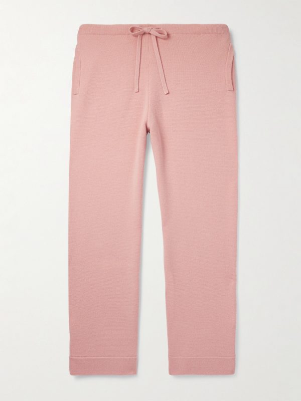 Wanderer Tapered Embellished Cashmere Trousers Wanderer Tapered Embellished Cashmere Trousers
