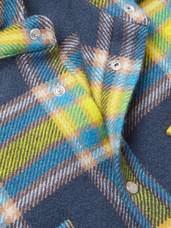 Explorer Checked Cashmere Shirt - CU Explorer Checked Cashmere Shirt - CU