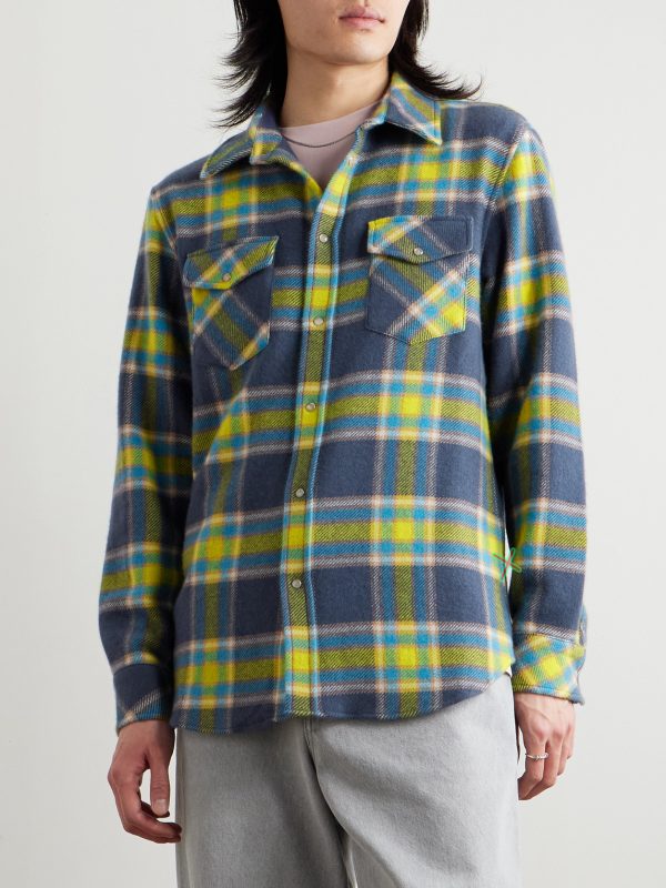 Explorer Checked Cashmere Shirt - FR Explorer Checked Cashmere Shirt - FR