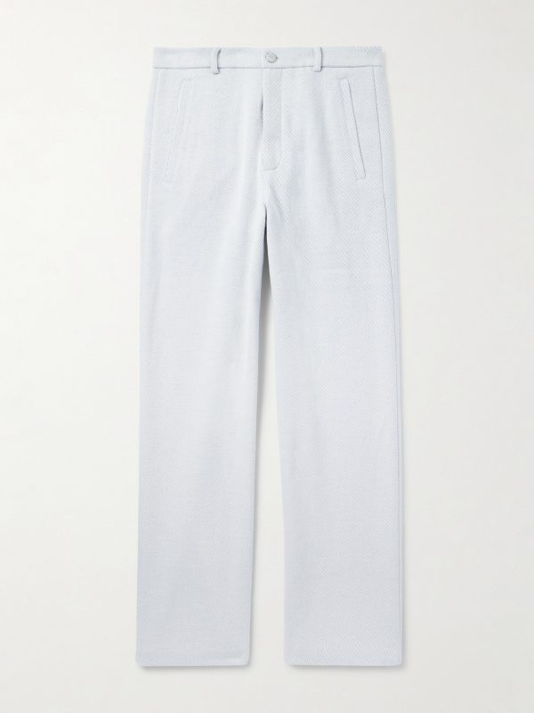 Explorer Straight-Leg Cashmere and Cotton-Blend Twill Trousers Explorer Straight-Leg Cashmere and Cotton-Blend Twill Trousers