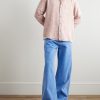 Space-Dyed Cashmere and Wool-Blend Gauze Shirt - OU