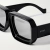 + Paula's Ibiza Signature Black Mask Acetate Sunglasses - CU + Paula's Ibiza Signature Black Mask Acetate Sunglasses - CU
