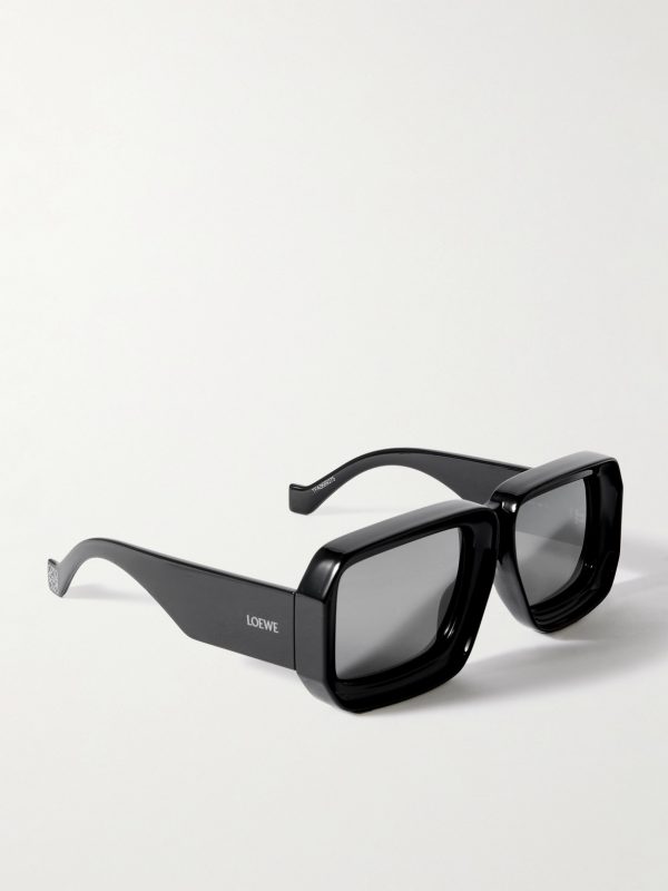 + Paula's Ibiza Signature Black Mask Acetate Sunglasses - FR + Paula's Ibiza Signature Black Mask Acetate Sunglasses - FR