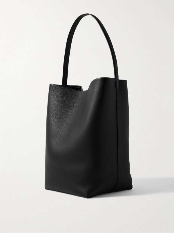 N/S Large Park Full-Grain Leather Tote Bag - BK