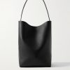 N/S Large Park Full-Grain Leather Tote Bag