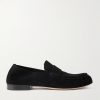 Soft Moccasin Suede Loafers