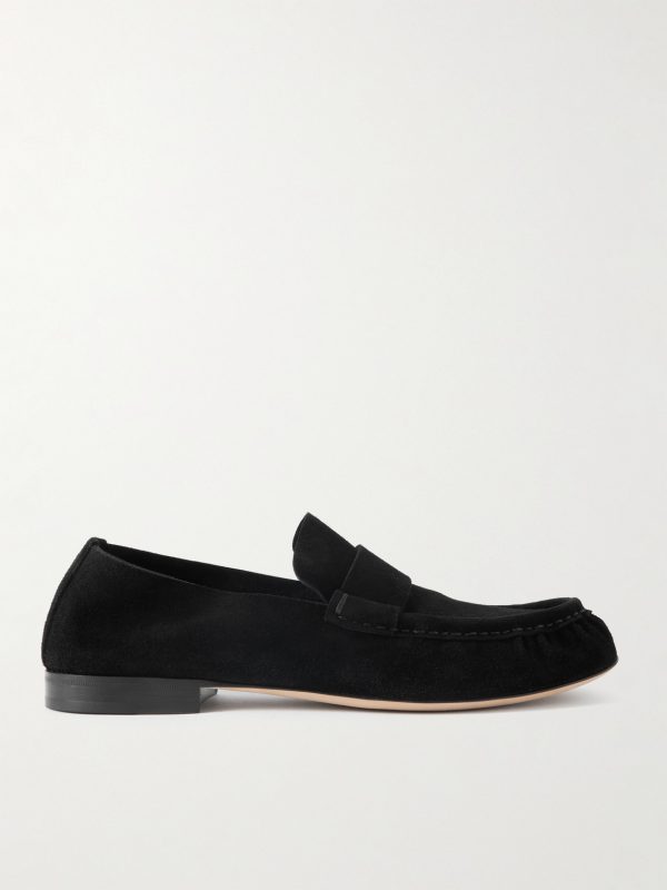 Soft Moccasin Suede Loafers