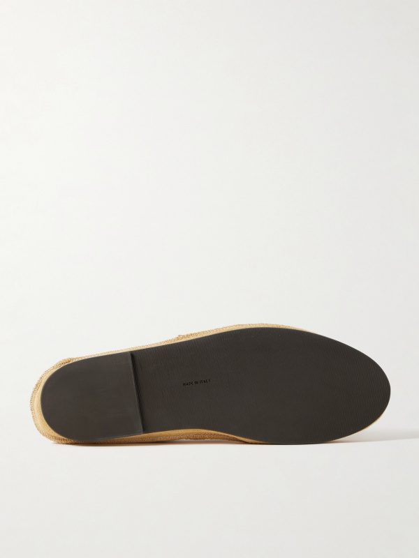 Tyler Textured-Leather Loafers - E1