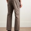 Lerio Straight-Leg Cotton-Poplin Trousers - BK Lerio Straight-Leg Cotton-Poplin Trousers - BK