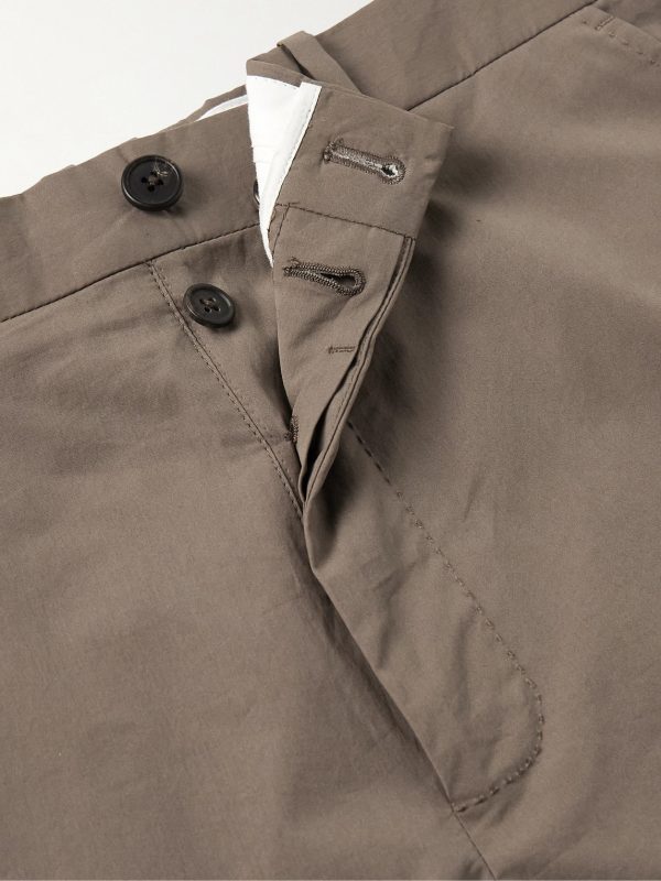 Lerio Straight-Leg Cotton-Poplin Trousers - E1 Lerio Straight-Leg Cotton-Poplin Trousers - E1