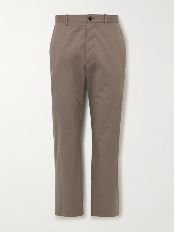 Lerio Straight-Leg Cotton-Poplin Trousers Lerio Straight-Leg Cotton-Poplin Trousers