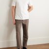 Lerio Straight-Leg Cotton-Poplin Trousers - OU Lerio Straight-Leg Cotton-Poplin Trousers - OU