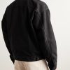 Joret Corduroy-Trimmed Denim Jacket - BK Joret Corduroy-Trimmed Denim Jacket - BK