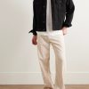 Joret Corduroy-Trimmed Denim Jacket - OU Joret Corduroy-Trimmed Denim Jacket - OU