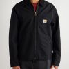 Detroit Corduroy-Trimmed Organic Cotton-Canvas Jacket - FR Detroit Corduroy-Trimmed Organic Cotton-Canvas Jacket - FR