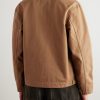 Detroit Corduroy-Trimmed Organic Cotton-Canvas Jacket - BK