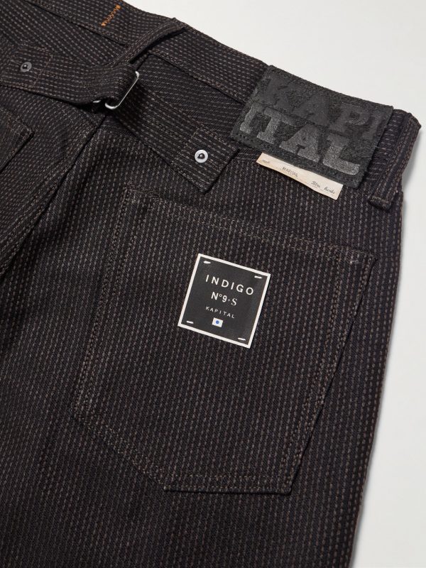 Monkey Cisco Straight-Leg Embroidered Century Denim Jeans - CU Monkey Cisco Straight-Leg Embroidered Century Denim Jeans - CU