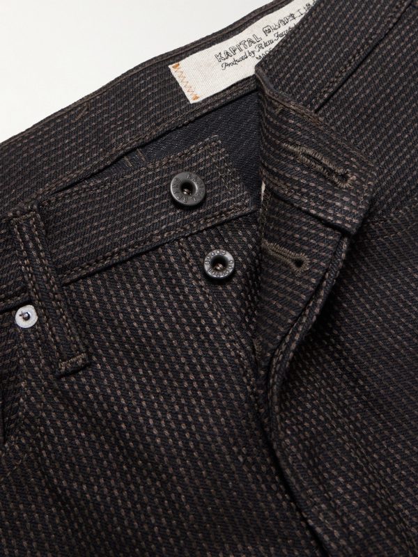 Monkey Cisco Straight-Leg Embroidered Century Denim Jeans - E1 Monkey Cisco Straight-Leg Embroidered Century Denim Jeans - E1