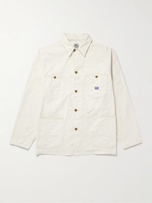 Rough-Face Printed Cotton-Twill Overshirt Rough-Face Printed Cotton-Twill Overshirt