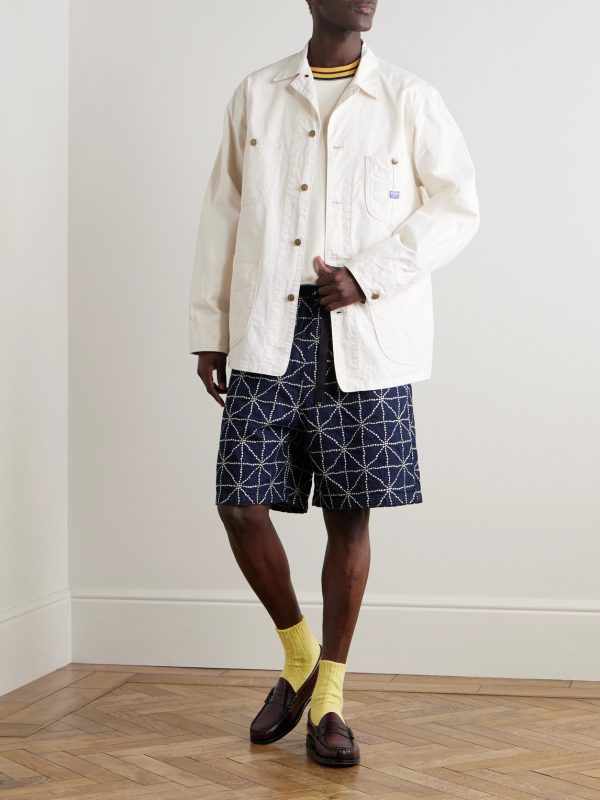 Rough-Face Printed Cotton-Twill Overshirt - OU Rough-Face Printed Cotton-Twill Overshirt - OU