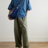 Camp-Collar Cotton-Dobby Shirt - OU