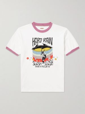 Hard Rain Sundance Printed Cotton-Jersey T-Shirt