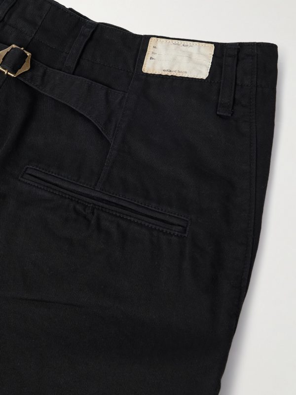Nime Wide-Leg Appliquéd Cotton-Twill Trousers - CU Nime Wide-Leg Appliquéd Cotton-Twill Trousers - CU