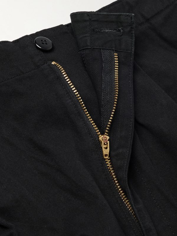 Nime Wide-Leg Appliquéd Cotton-Twill Trousers - E1 Nime Wide-Leg Appliquéd Cotton-Twill Trousers - E1