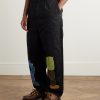 Nime Wide-Leg Appliquéd Cotton-Twill Trousers - FR Nime Wide-Leg Appliquéd Cotton-Twill Trousers - FR