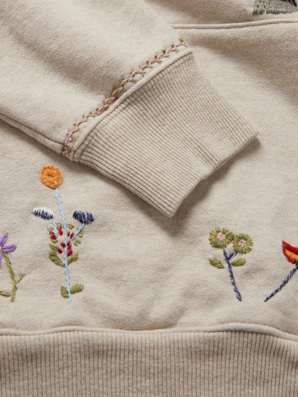 Embroidered Cotton-Jersey Hoodie - CU Embroidered Cotton-Jersey Hoodie - CU
