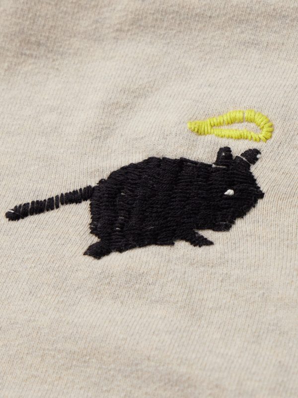 Embroidered Cotton-Jersey Hoodie - E1 Embroidered Cotton-Jersey Hoodie - E1