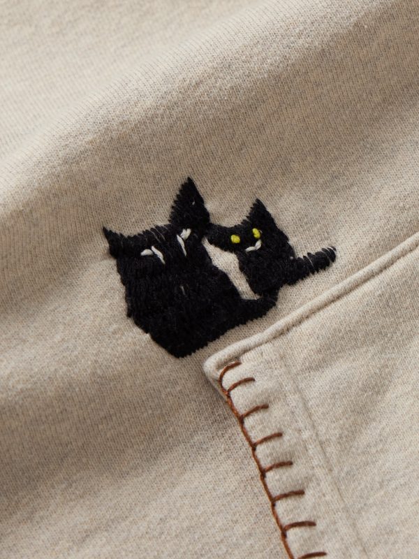 Embroidered Cotton-Jersey Hoodie - E2 Embroidered Cotton-Jersey Hoodie - E2