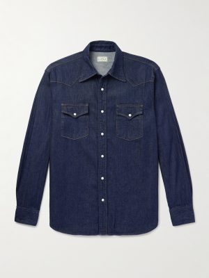 Husky Denim Western Shirt