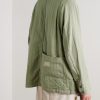 Gibson Striped Linen and Cotton-Blend Overshirt - BK Gibson Striped Linen and Cotton-Blend Overshirt - BK