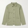 Gibson Striped Linen and Cotton-Blend Overshirt Gibson Striped Linen and Cotton-Blend Overshirt