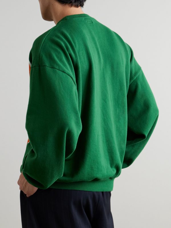 Printed Cotton-Jersey Sweatshirt - BK