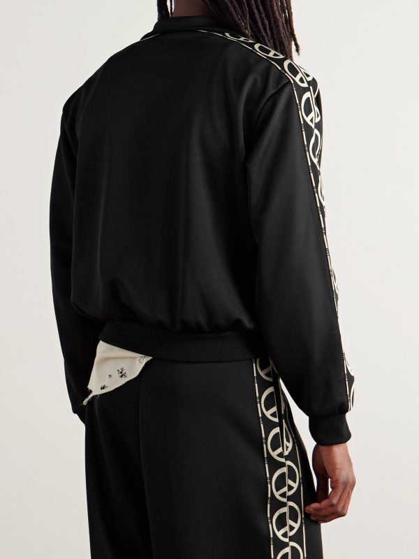 TH.D.D. Webbing-Trimmed Tech-Jersey Track Jacket - BK TH.D.D. Webbing-Trimmed Tech-Jersey Track Jacket - BK