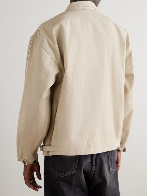 Kayak Paw-Paw Cotton-Canvas Blouson Jacket - BK Kayak Paw-Paw Cotton-Canvas Blouson Jacket - BK
