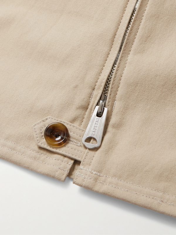 Kayak Paw-Paw Cotton-Canvas Blouson Jacket - CU Kayak Paw-Paw Cotton-Canvas Blouson Jacket - CU