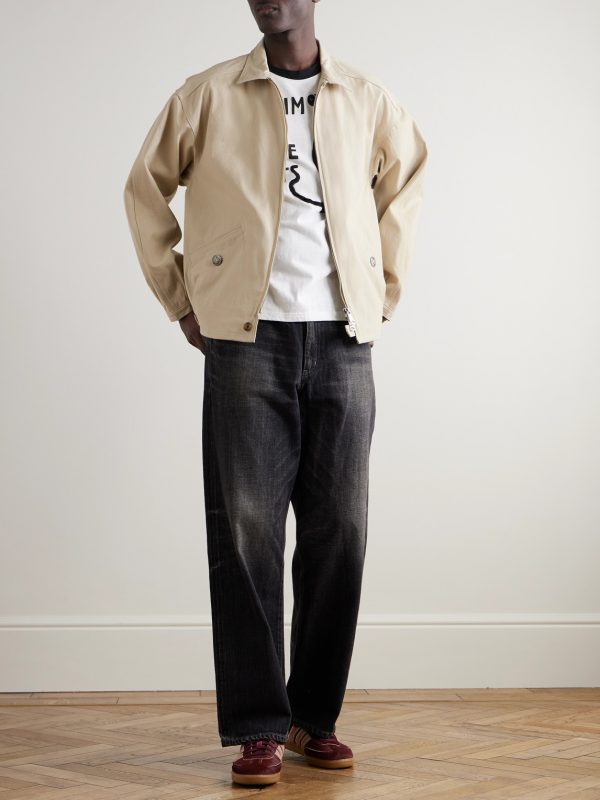 Kayak Paw-Paw Cotton-Canvas Blouson Jacket - OU Kayak Paw-Paw Cotton-Canvas Blouson Jacket - OU