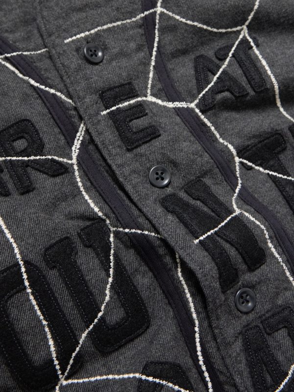 Embroidered Felt-Trimmed Cotton and Wool-Blend Shirt - CU
