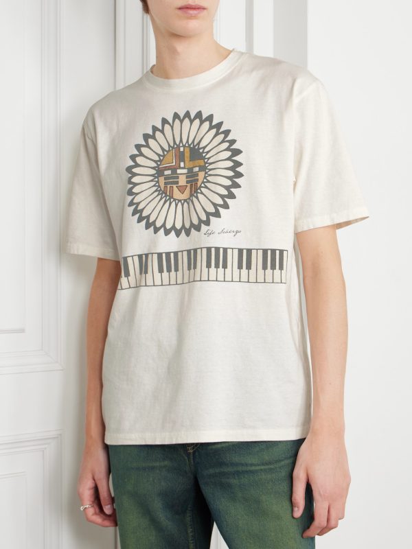 Printed Cotton-Jersey T-Shirt - FR Printed Cotton-Jersey T-Shirt - FR