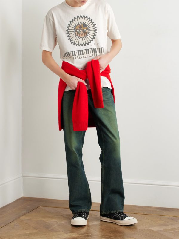 Printed Cotton-Jersey T-Shirt - OU Printed Cotton-Jersey T-Shirt - OU