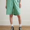 Easy Wide-Leg Belted Cotton-Twill Shorts - FR Easy Wide-Leg Belted Cotton-Twill Shorts - FR
