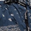 Straight-Leg Belted Bandana-Print Patchwork Cotton-Twill Shorts - E1