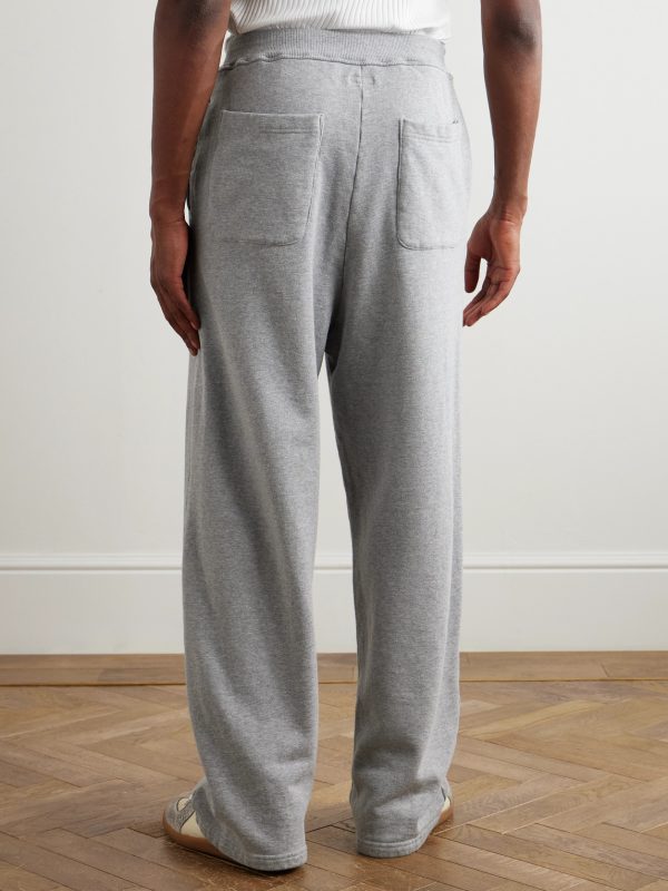 N.TRY Straight-Leg Printed Cotton-Jersey Sweatpants - BK N.TRY Straight-Leg Printed Cotton-Jersey Sweatpants - BK