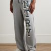 N.TRY Straight-Leg Printed Cotton-Jersey Sweatpants - FR N.TRY Straight-Leg Printed Cotton-Jersey Sweatpants - FR